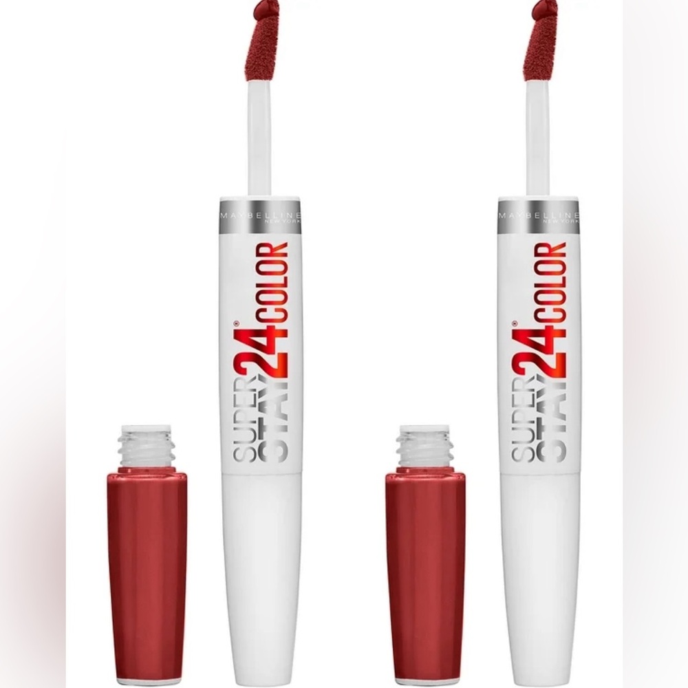 2X Maybelline Super Stay 24 colour Lipstick - # 005 everlasting Wine